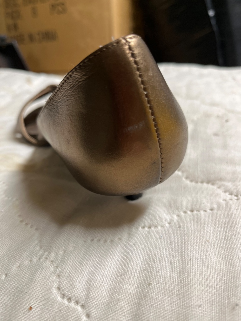Steve Madden Leather Kitten Heel size 7.5 - Picture 5 of 5